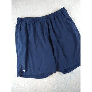 Smartwool Active Lined 8" Shorts Men's XXL Running Active Quick Dry Navy Blue